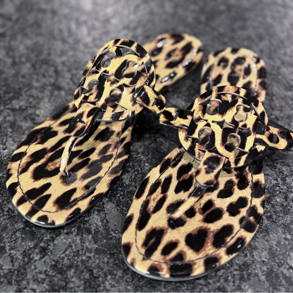 Leopard Print Women's Tory Burch Miller Sandals